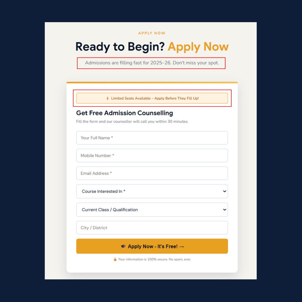 How to increase leads from landing pages